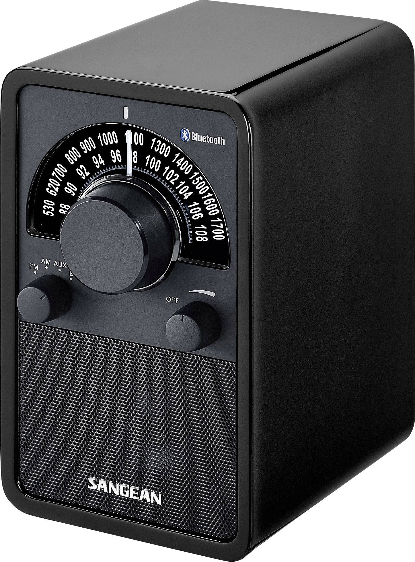 Sangean WR-15BT Tischradio UKW, MW AUX, Bluetooth® Schwarz