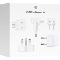 Apple World Travel Adapter Kit Reiseladeadapter Weiß mit Australien-Adapter, mit China-Adapter, mit Europa-Adapter, mit Apple World Travel Adapter Kit Reiseladeadapter Weiß mit Australien-Adapter, mit China-Adapter, mit Europa-Adapter, mit