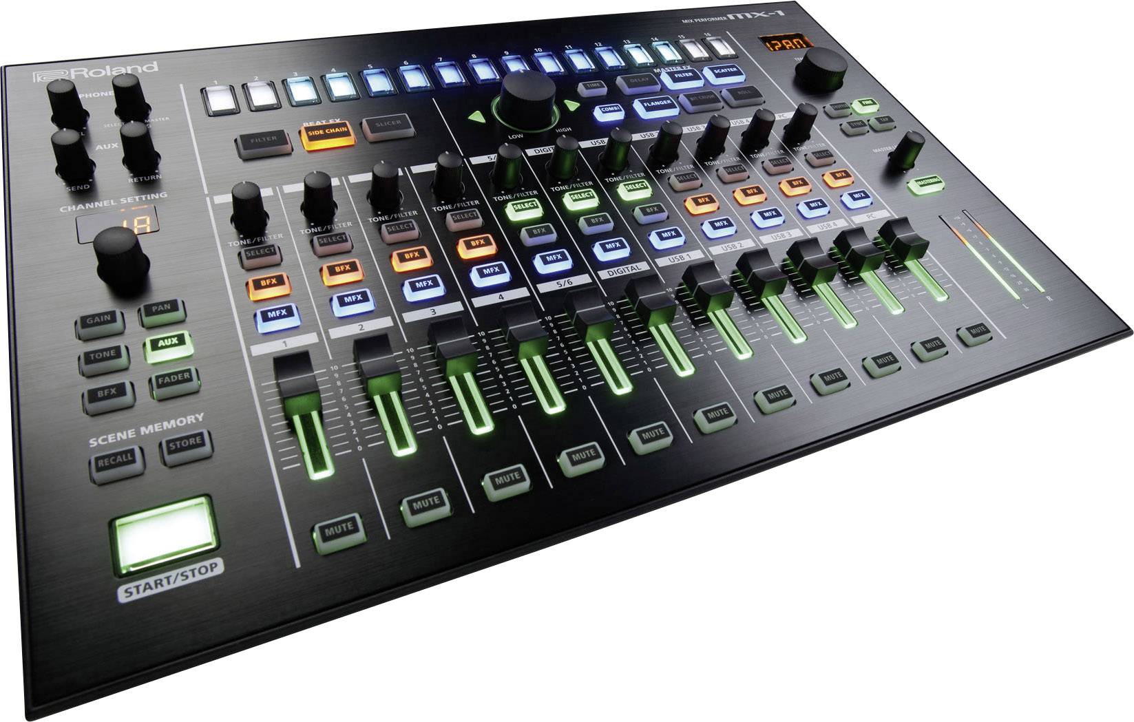 Roland MX-1 Digital-Mischpult Anzahl Kanäle:18 USB-Anschluss