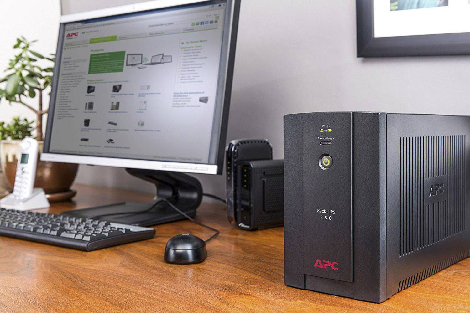 APC BX950U-GR Back-UPS USV 950 VA