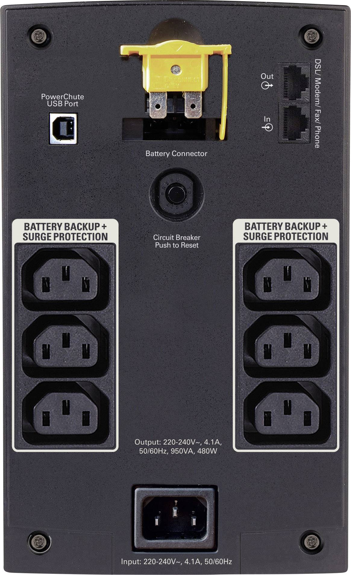APC by Schneider Electric Back-UPS USV 950 VA