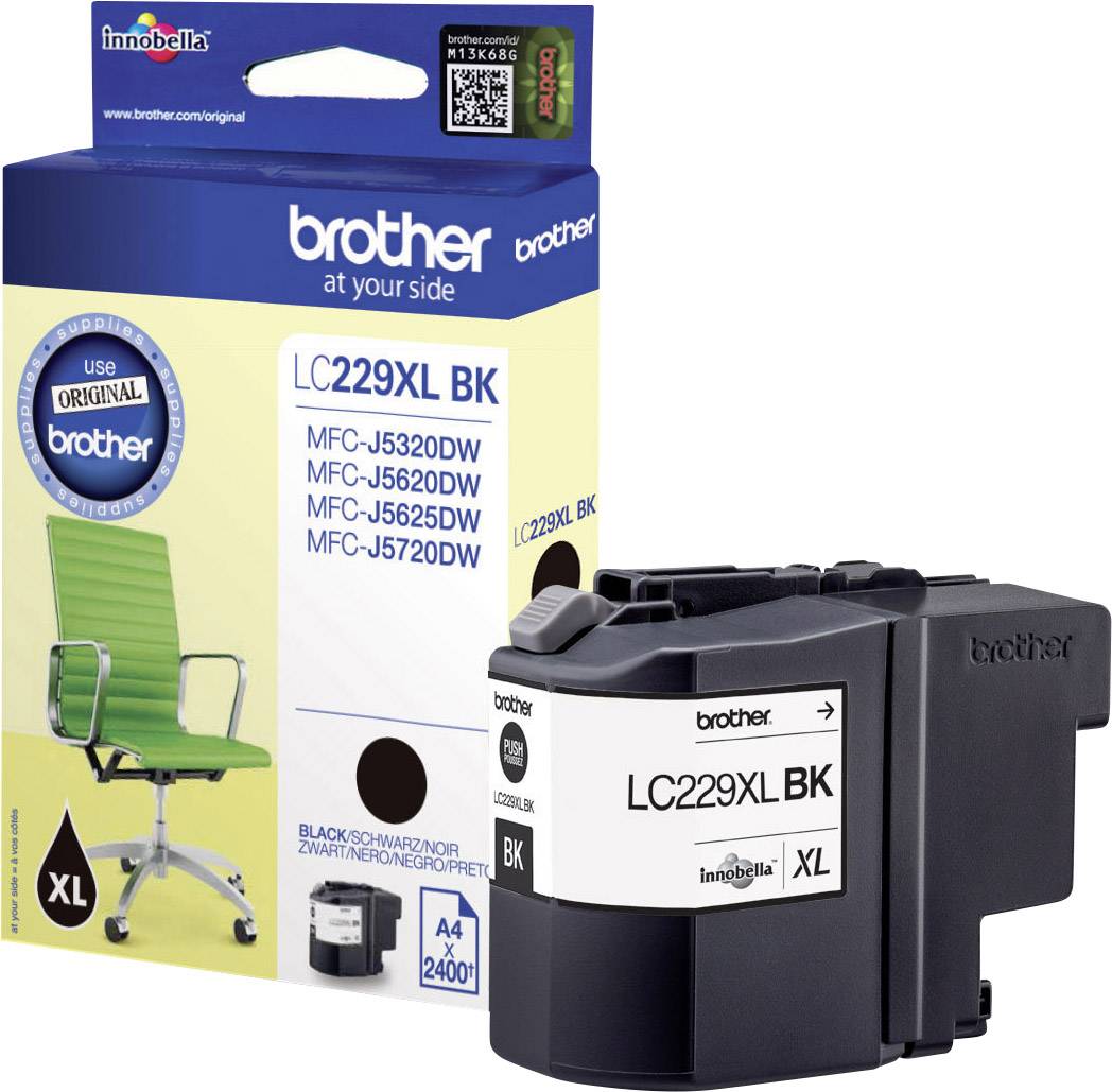 Brother Druckerpatrone LC-229XLBK Original Schwarz LC229XLBK