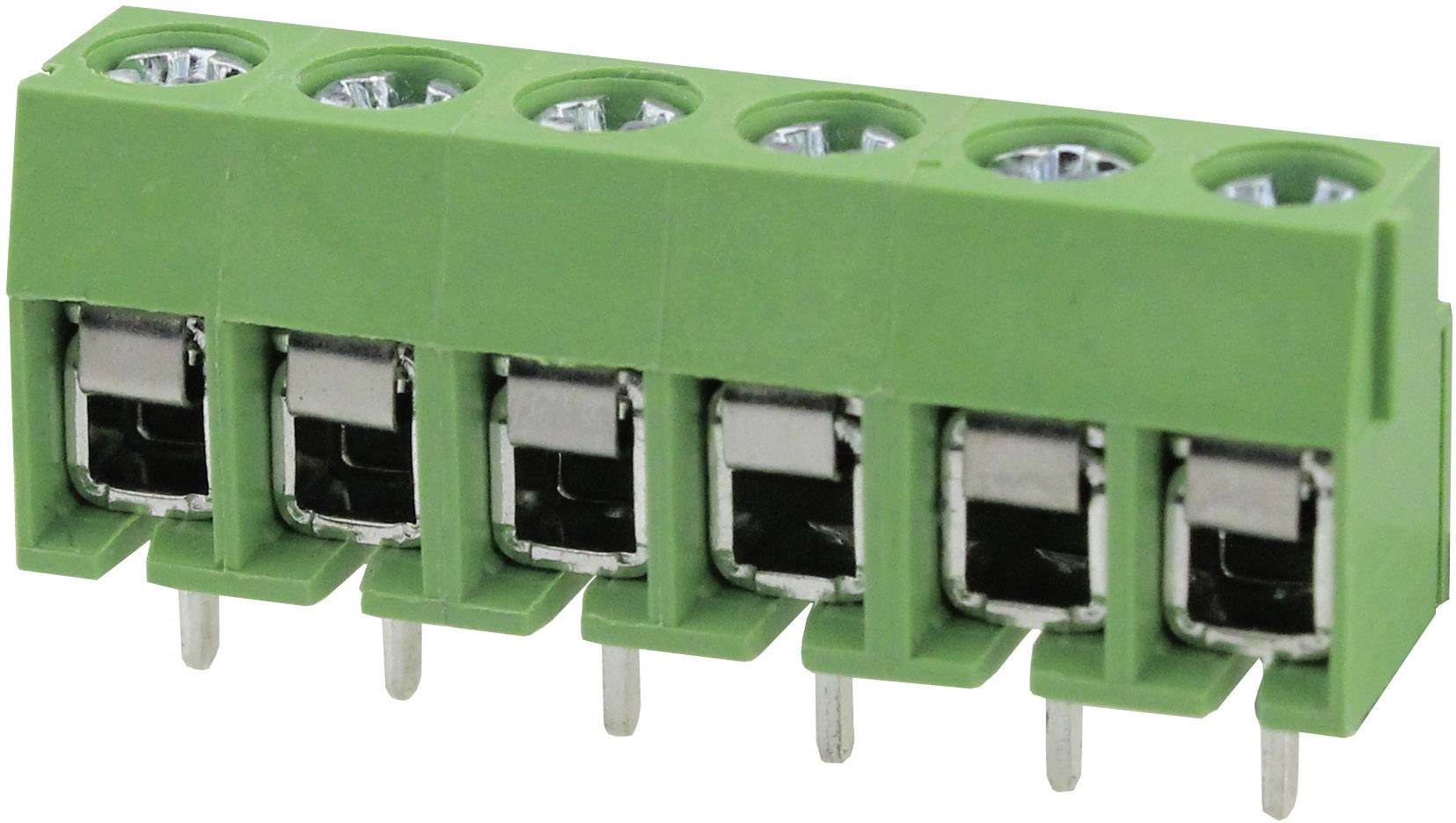 Degson DG126-5.0-03P-14-00AH Schraubklemmblock 2mm² Polzahl 3 Grün