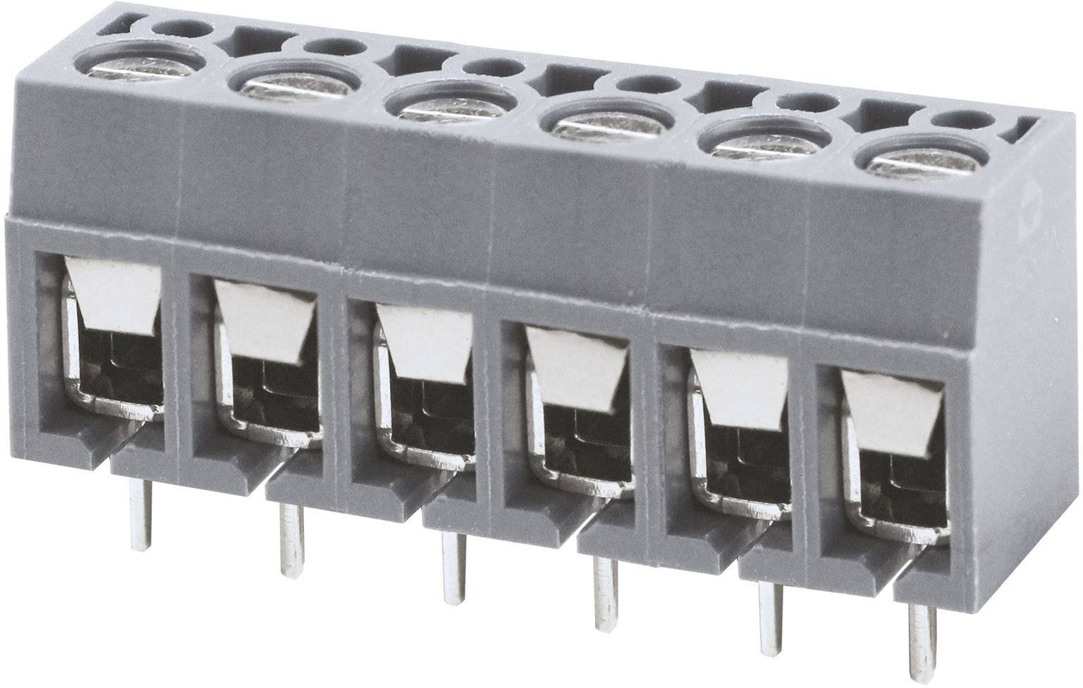 Degson DG305-5.0-03P-11-00AH-1 Schraubklemmblock 2mm² Polzahl 3 Grau