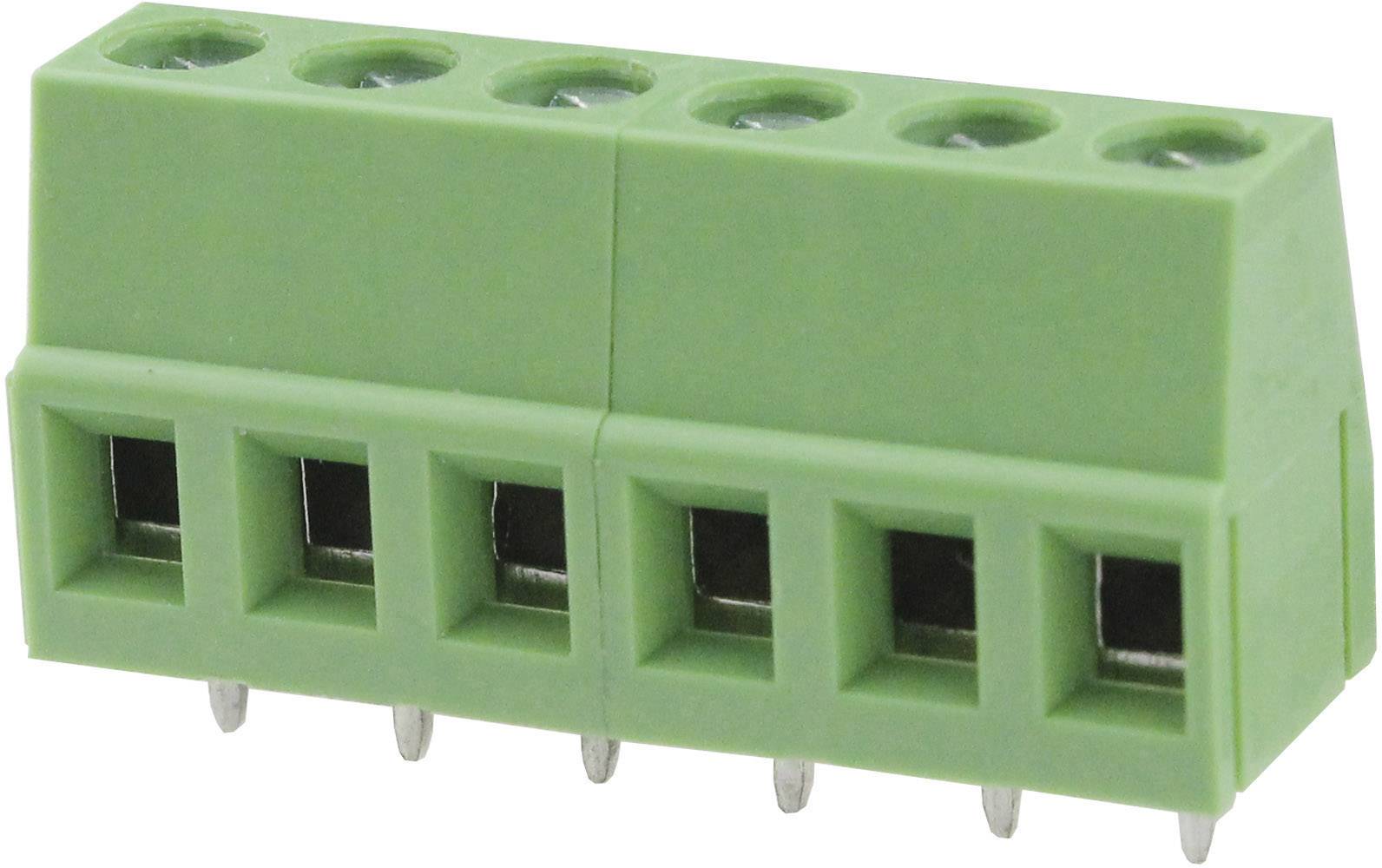 Degson DG128-5.0-02P-14-00AH-1 Schraubklemmblock 3.31mm² Polzahl 2 Grün