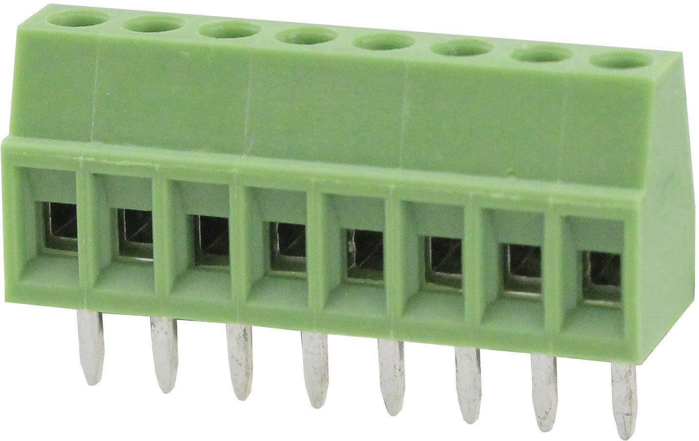 Degson DG308-2.54-04P-14-00AH-100 Schraubklemmblock 0.82mm² Polzahl 4 Grün 100St.