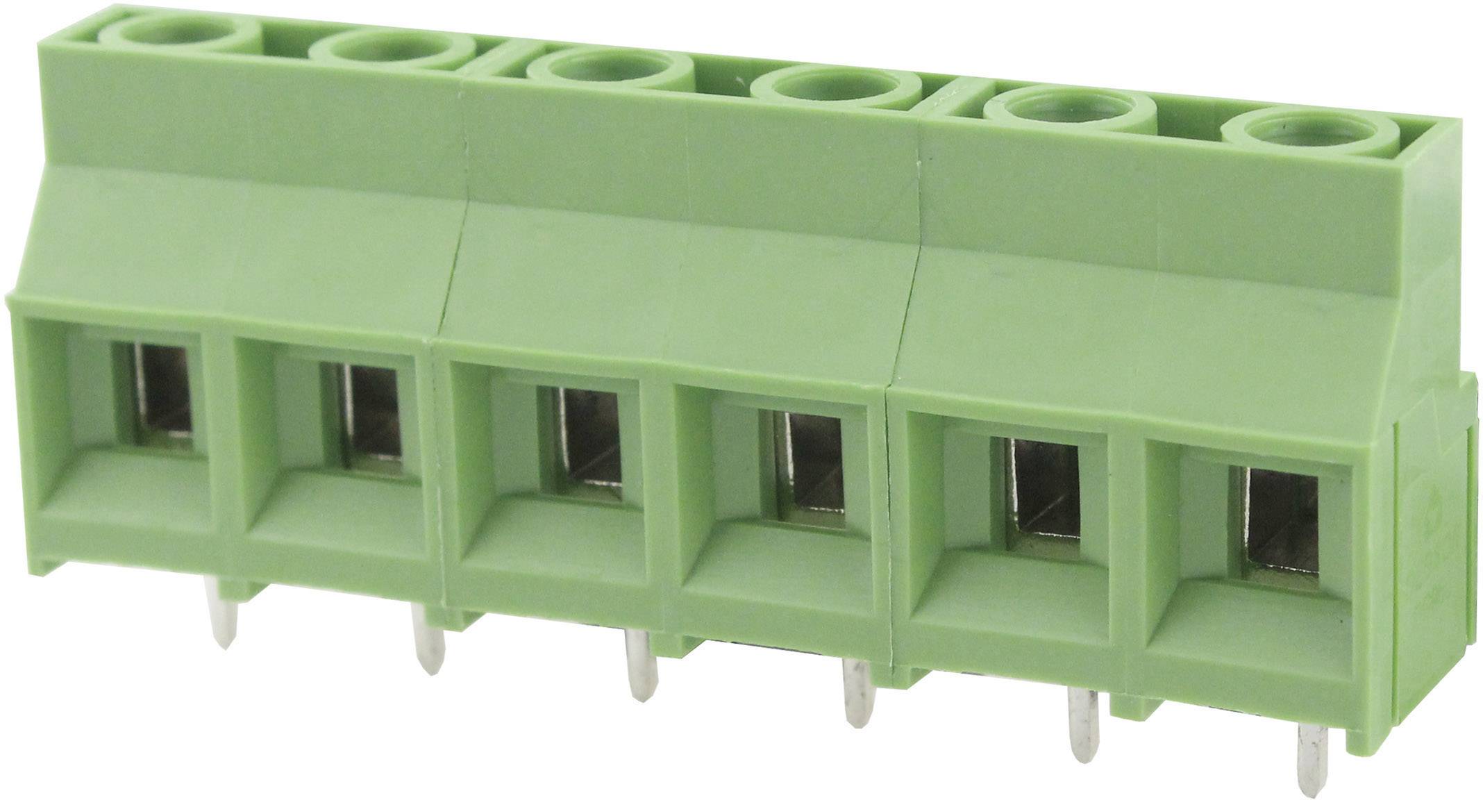 Degson DG950-9.5-03P-14-00AH-100 Schraubklemmblock 5.26mm² Polzahl 3 Grün 100St.