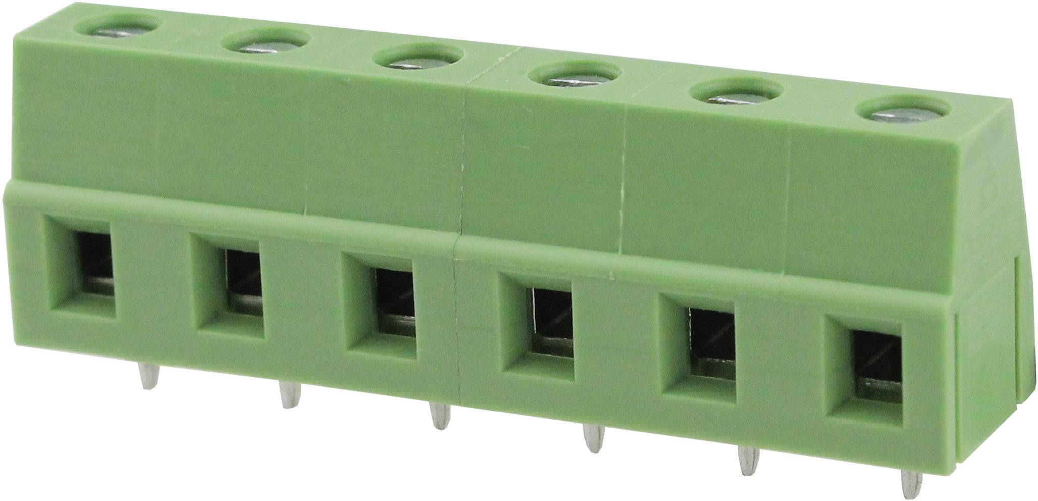 Degson DG128-7.5-03P-14-00AH-1 Schraubklemmblock 3.31mm² Polzahl 3 Grün