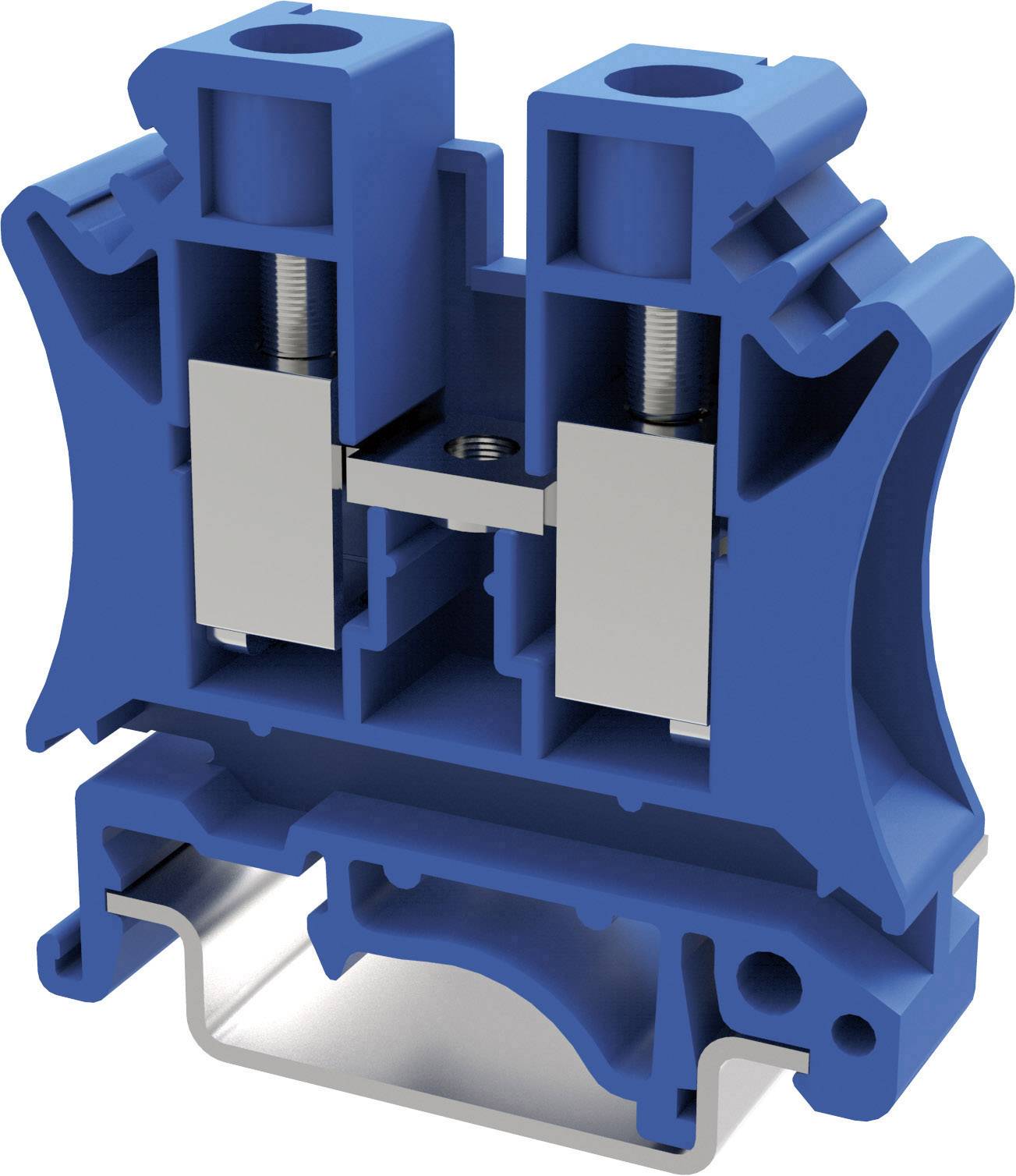 Degson PC10-01P-12-00AH-50 Durchgangsklemme 10.2mm Schrauben Blau