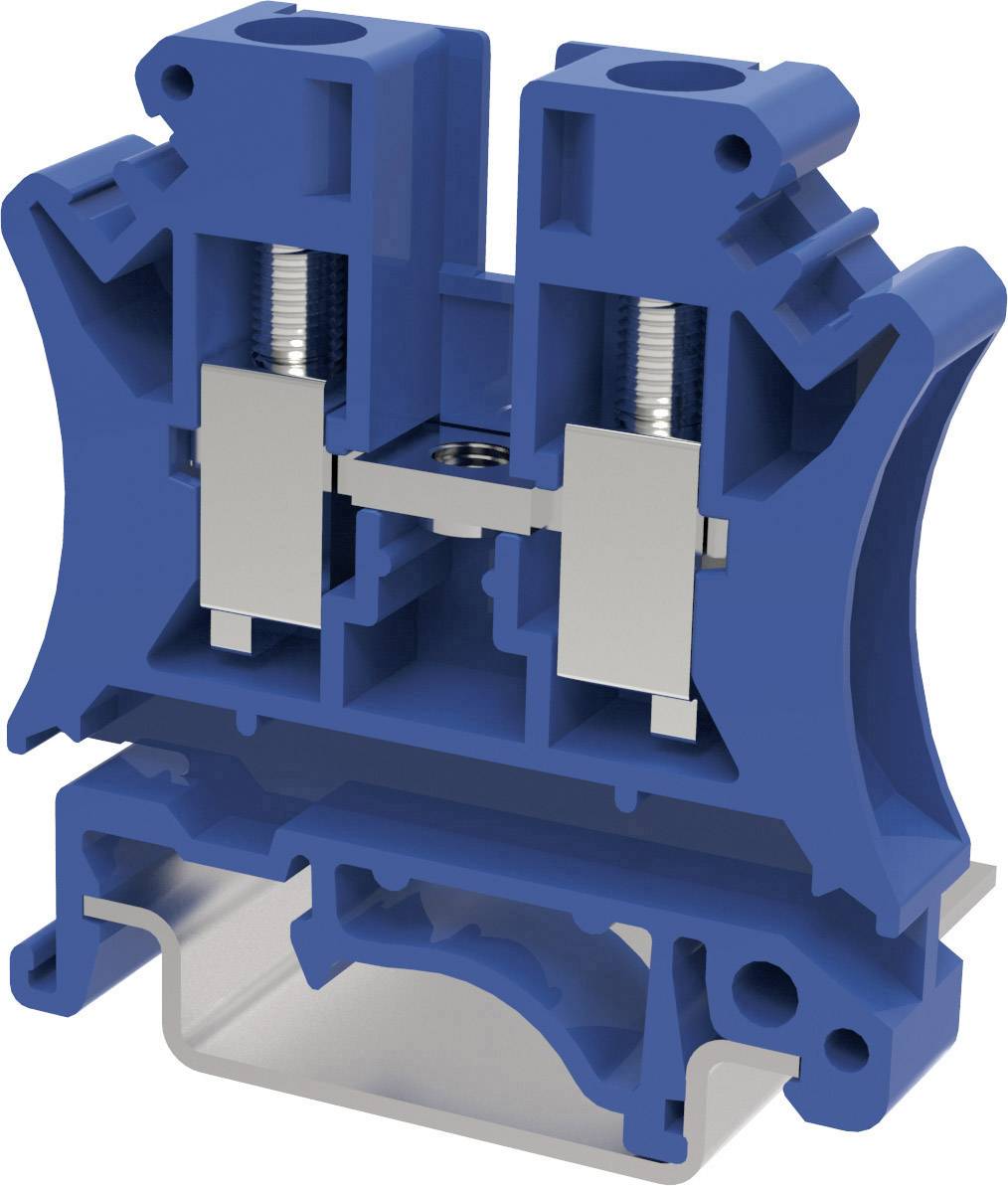 Degson PC6-01P-12-00AH-50 Durchgangsklemme 8.2mm Schrauben Blau 50St.
