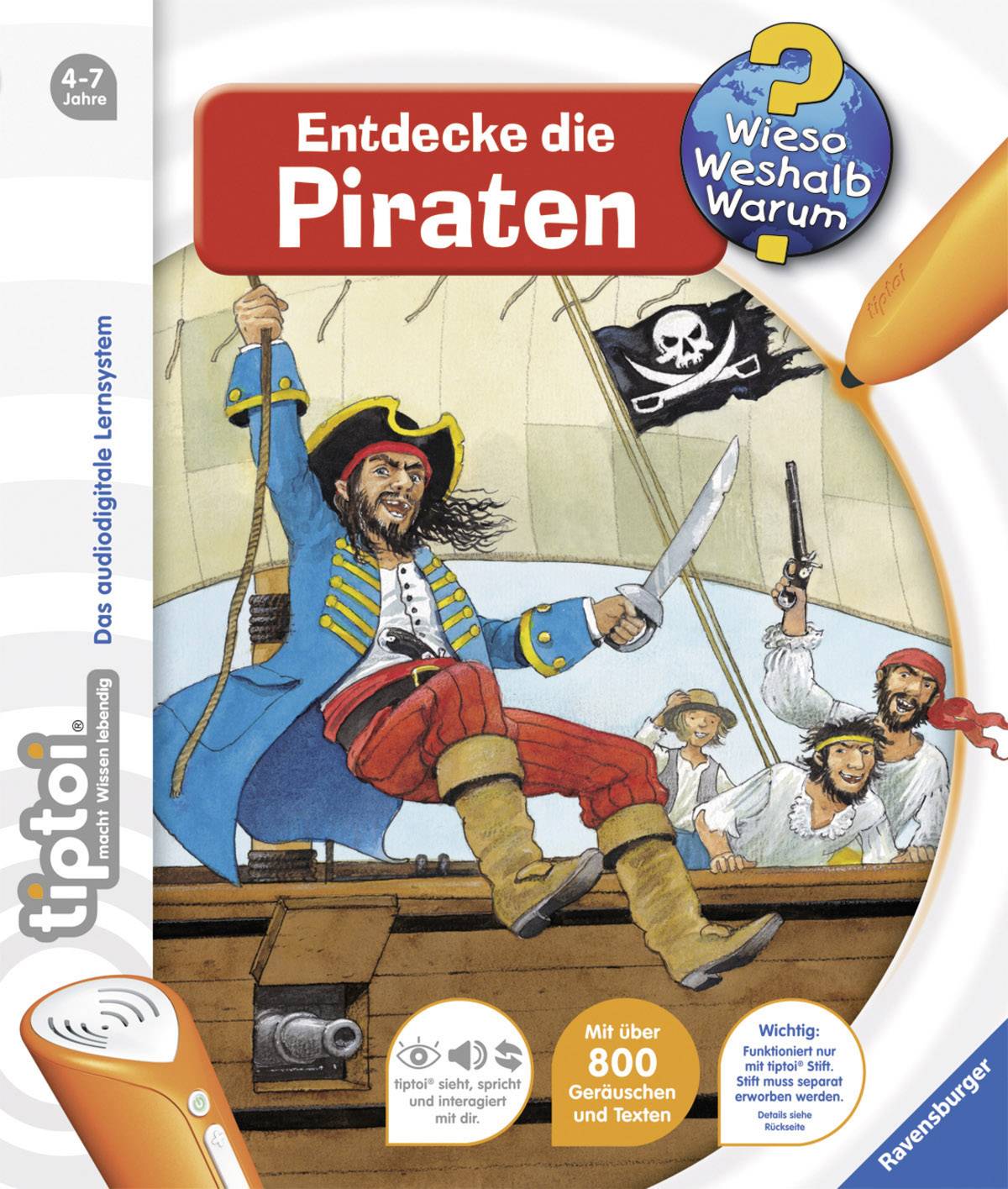 Ravensburger tiptoi® Entdecke die Piraten