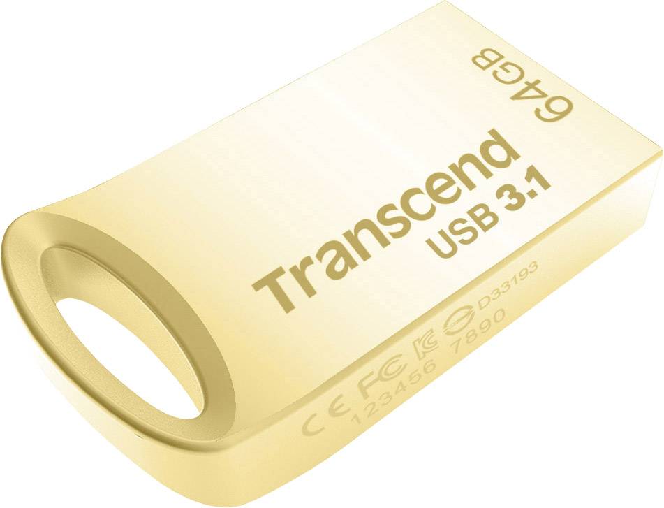 Transcend JetFlash® 710G USB-Stick 64GB Gold TS64GJF710G USB 3.1