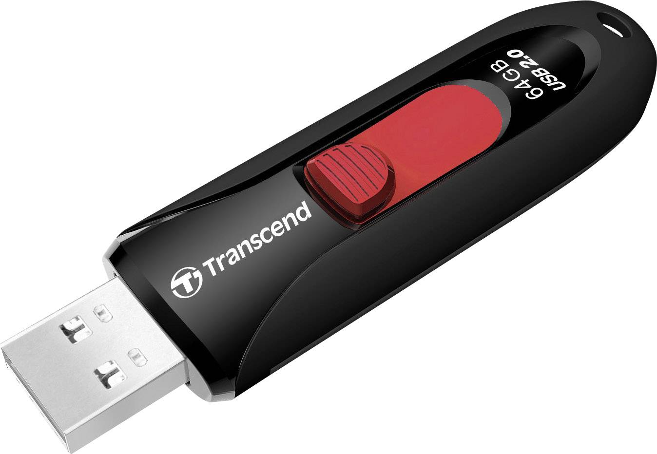 Transcend JetFlash® 590 USB-Stick 64 GB Schwarz TS64GJF590K USB-A (USB 2.0)