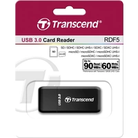 Transcend RDF5K Externer Speicherkartenleser USB-A (USB 3.2 Gen 1) Schwarz Transcend RDF5K Externer Speicherkartenleser USB-A (USB 3.2 Gen 1) Schwarz