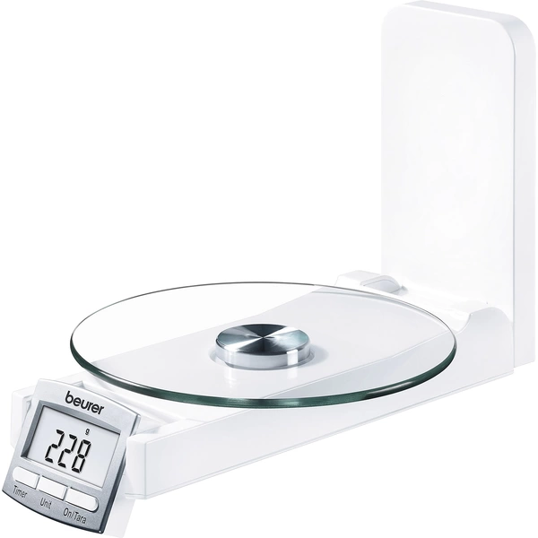 Beurer KS 52 Küchenwaage digital, mit Wandbefestigung Wägebereich (max.)=5kg Weiß