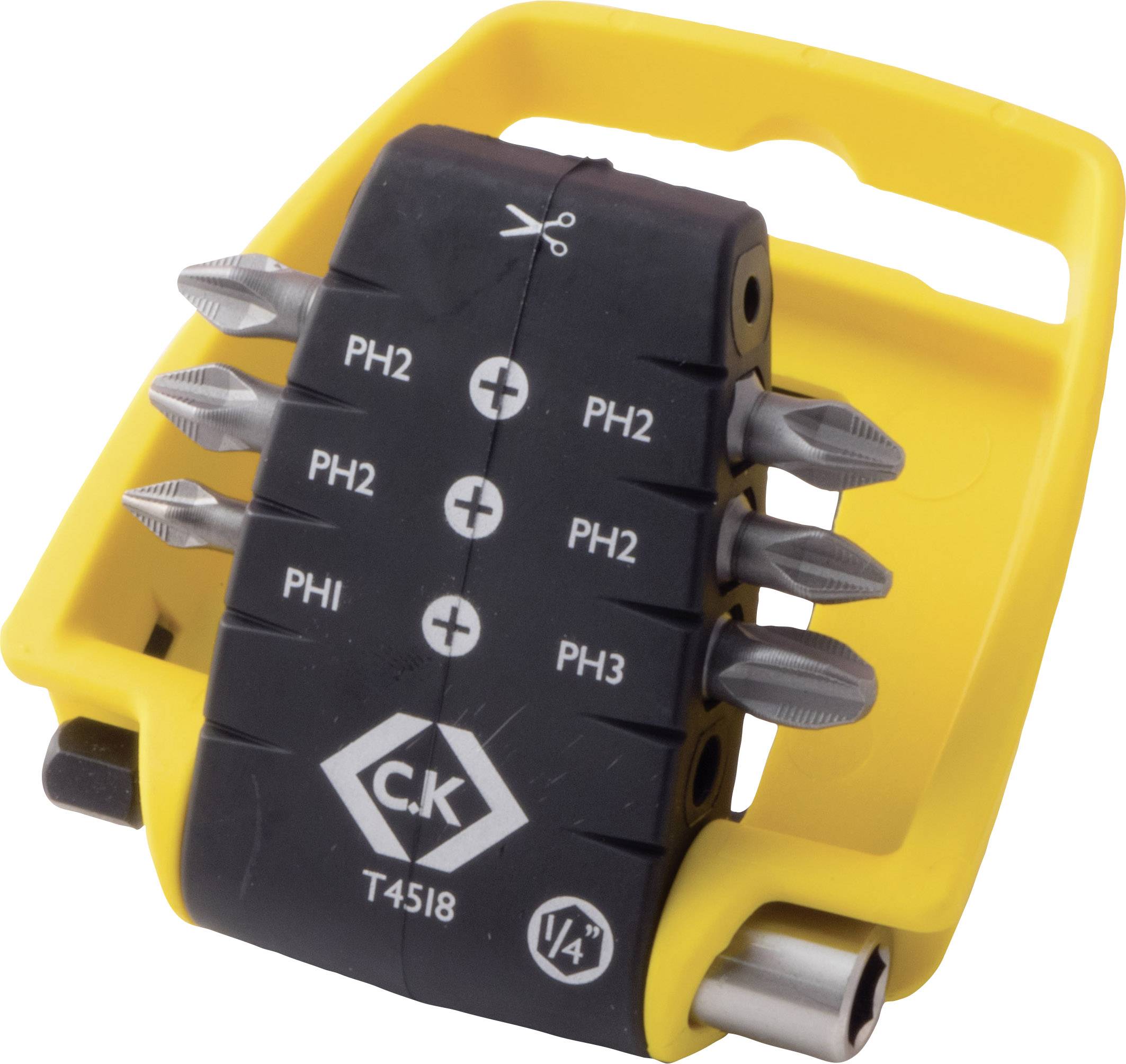 C.K T4518 Bit-Set 7teilig Kreuzschlitz Phillips