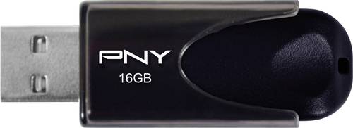 PNY Attaché 4 USB-Stick 16GB Schwarz FD16GATT4-EF USB 2.0