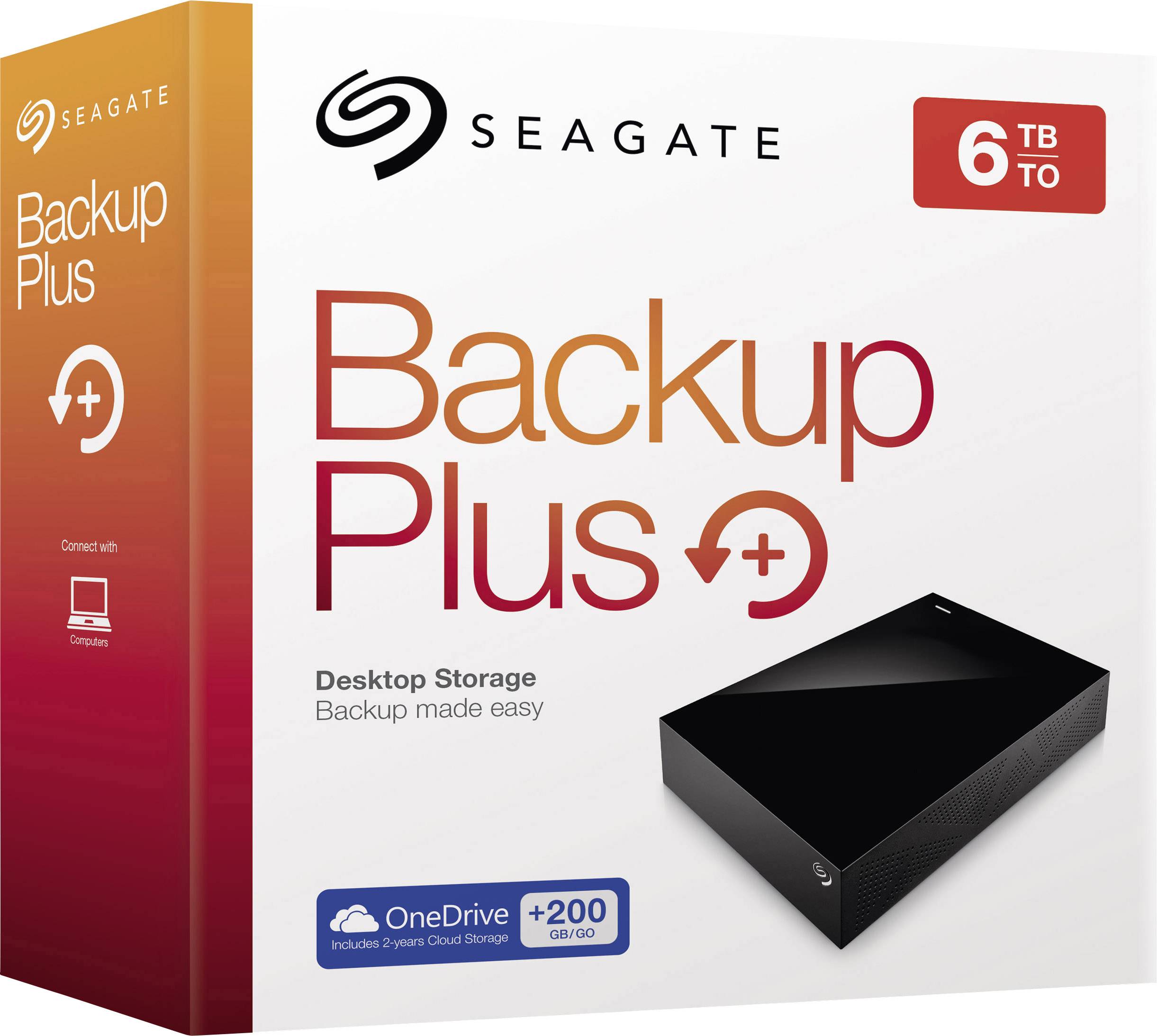 Seagate 6 TB Externe Festplatte 8.9 cm (3.5 Zoll) USB 3.2 Gen 1 (USB 3.0) Schwarz STDT6000200