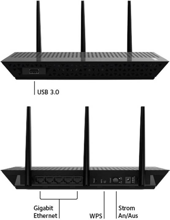NETGEAR WLAN Repeater EX7000 EX7000-100PES 1.9 GBit/s