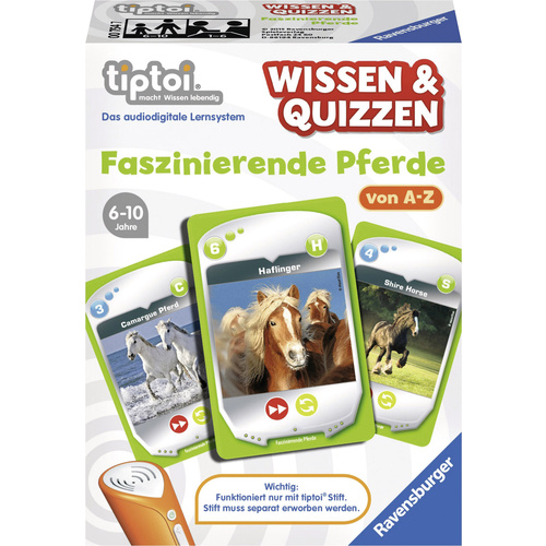 Ravensburger tiptoi® Wissen & Quizzen: Faszinierende Pferde Wissen & Quizzen: Faszinierende Pferde 00754