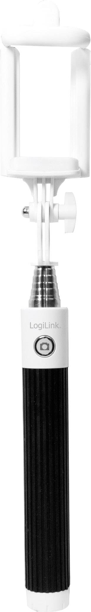 LogiLink BT0031 Selfie Stick 8.5 cm Schwarz, Silber