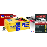 GYS BATIUM 15.24 024526 Automatikladegerät 6 V, 12 V, 24V 22A GYS BATIUM 15.24 024526 Automatikladegerät 6 V, 12 V, 24V 22A