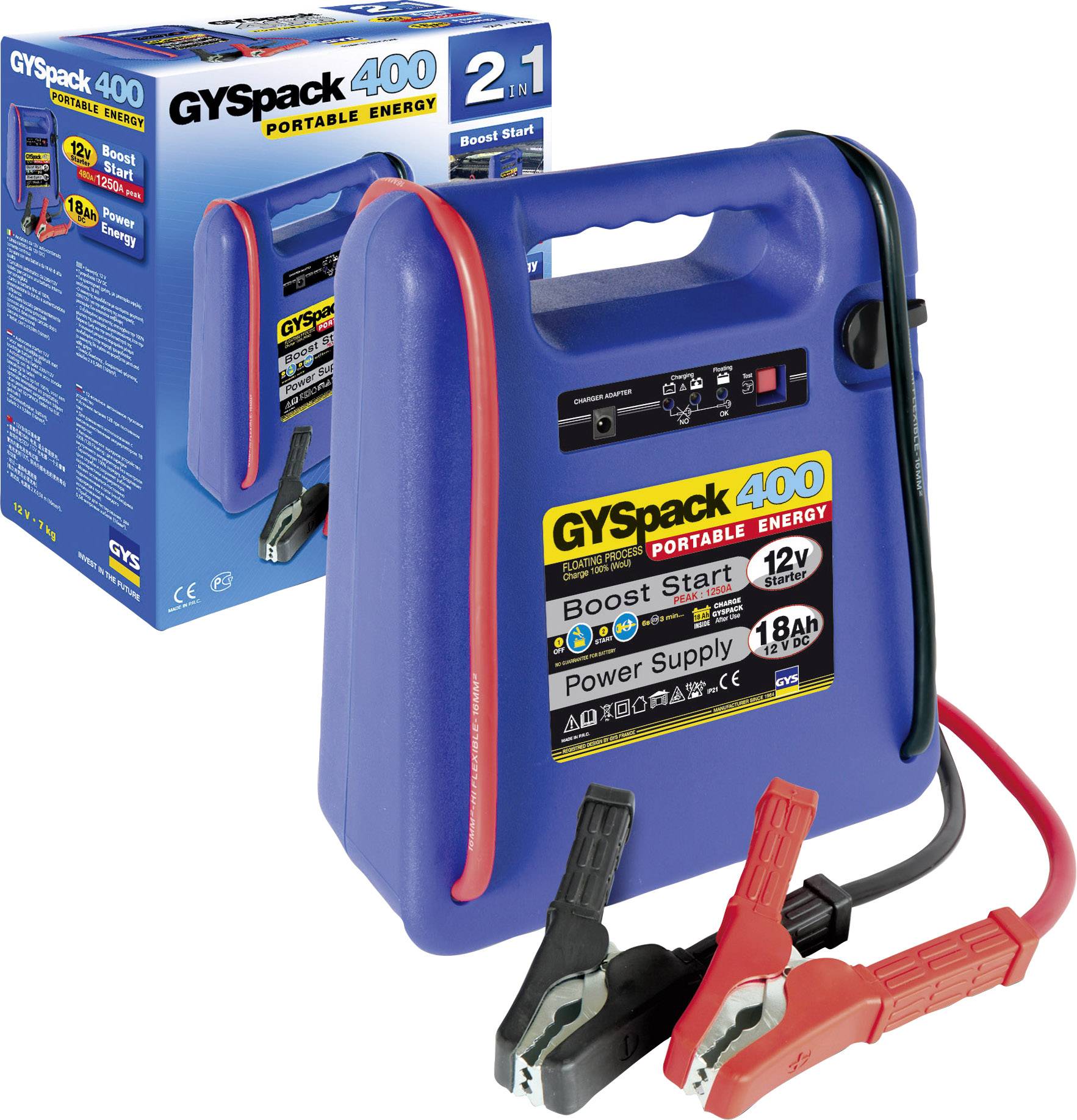 GYS Schnellstartsystem PACK 400 025455 Starthilfestrom (12 V)=480 A