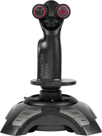 SpeedLink PHANTOM HAWK Flugsimulator-Joystick PC Schwarz