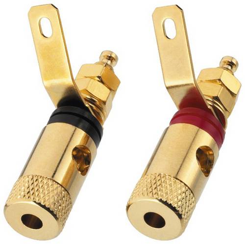 Monacor LS-Klemmen BP-260G 1 Paar