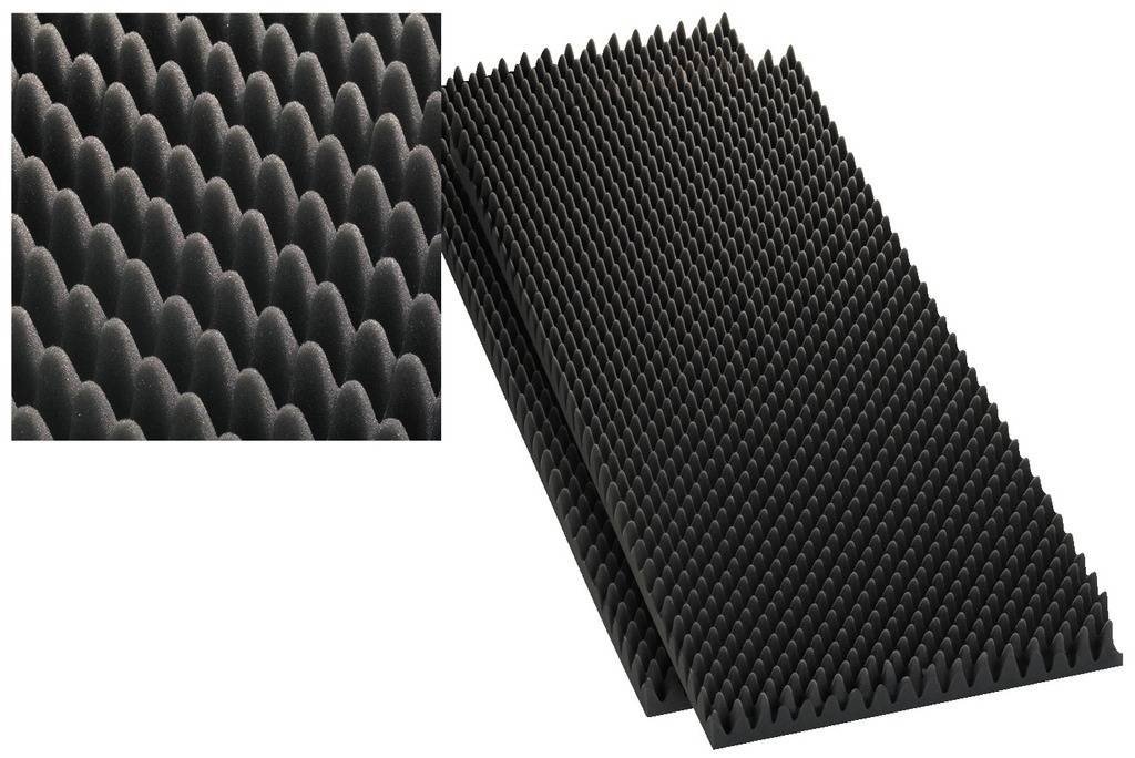 Monacor MDM-60 Akustikschaumstoff (B x H) 100cm x 50cm