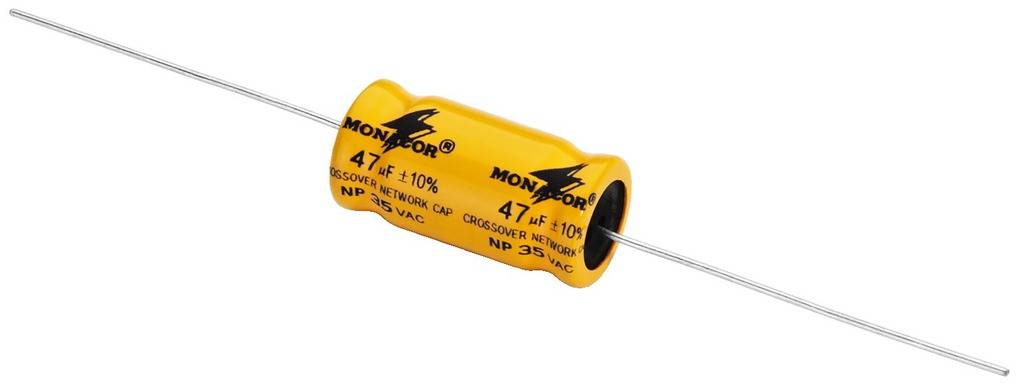 Monacor LSC-470NP Lautsprecher-Kondensator 47 µF