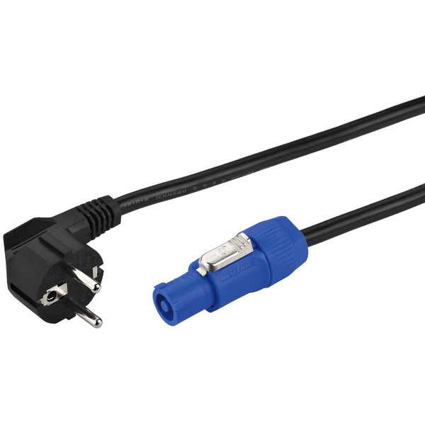 Câble d'alimentation IMG StageLine AAC-115P (1 x Prise mâle + contact de protection - 1 x PowerCon mâle) noir 2.00 m