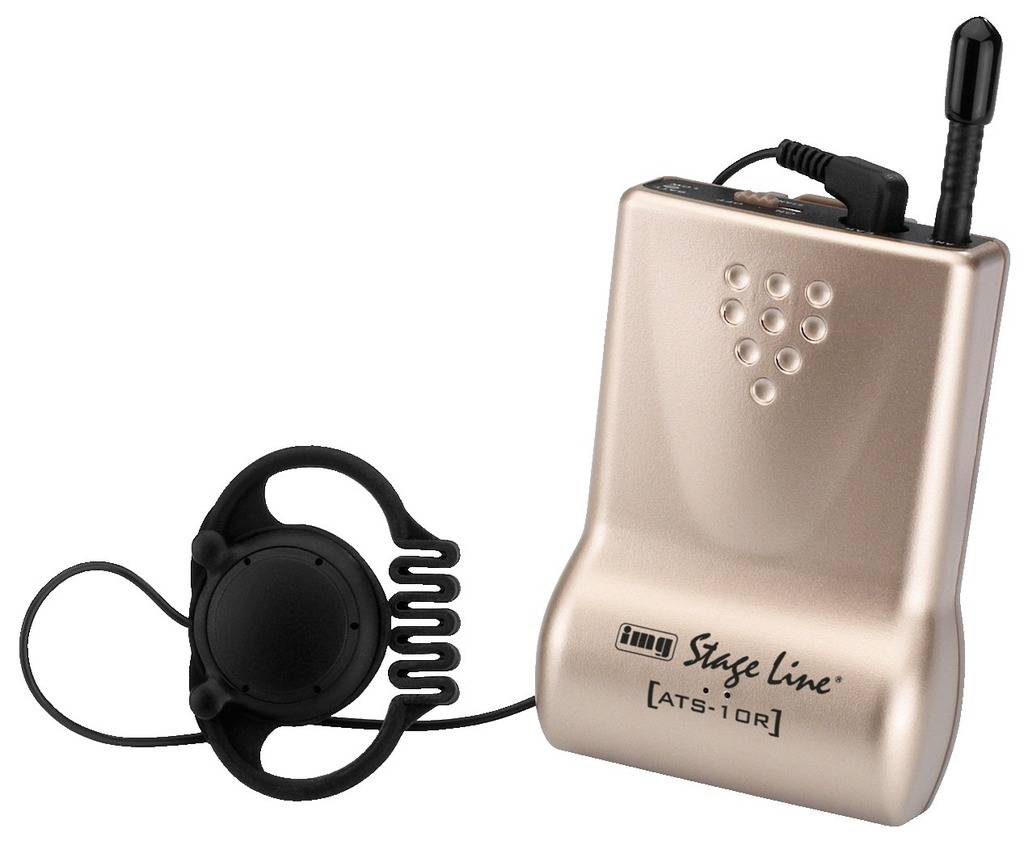 IMG STAGELINE ATS-10R Headset Mikrofon-Empfänger Übertragungsart (Details):Funk Schalter