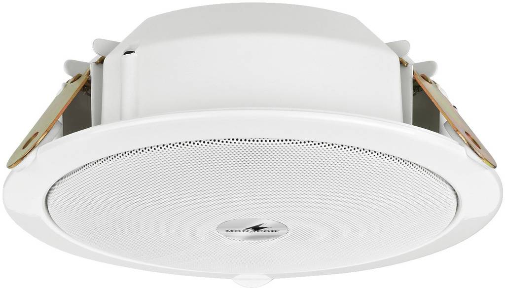 Monacor EDL-606EN ELA-Einbaulautsprecher Weiß 1St.