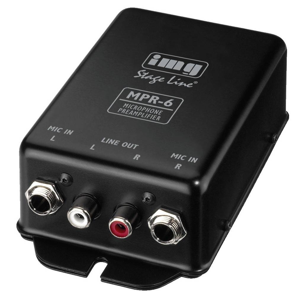 IMG STAGELINE MPR-6 2-Kanal Mikrofon Vorverstärker