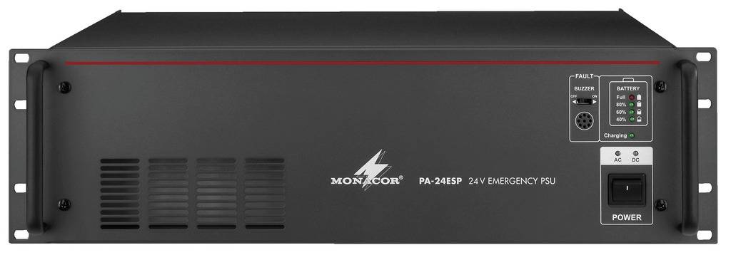 Monacor PA-24ESP, 24 V Notstromversorgung