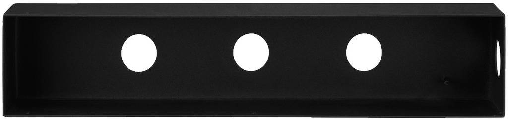 Monacor RSP-10H 19" Rackblende