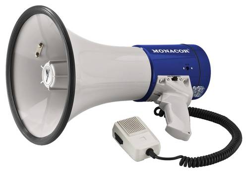 Monacor TM-17 Megaphon mit Handmikrofon, integrierte Sounds