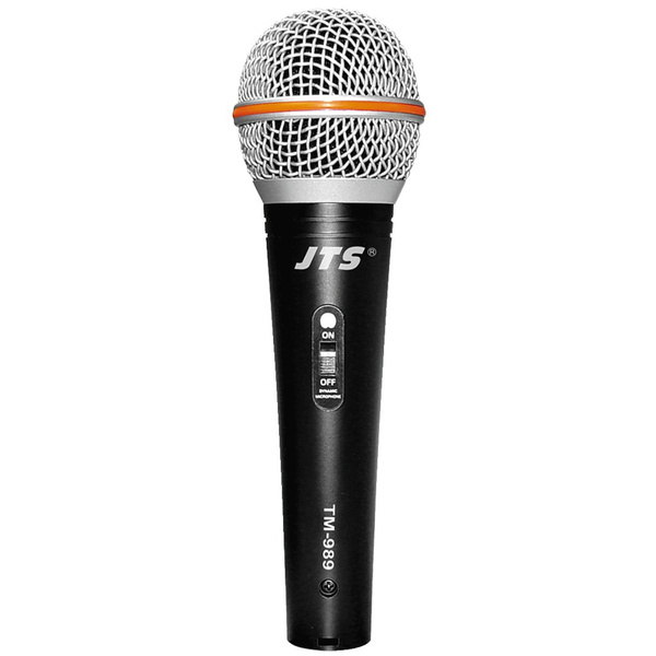JTS TM-989 Hand Gesangs-Mikrofon Übertragungsart (Details):Kabelgebunden Metallgehäuse, Schalter