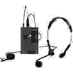 Monacor TXA-100HSE Headset Sprach-Mikrofon Übertragungsart (Details):Funk Schalter