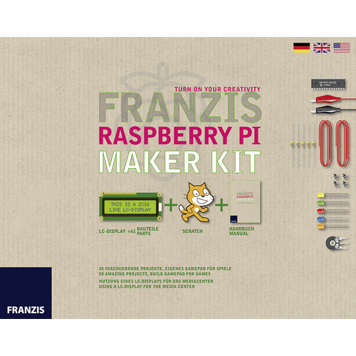 Franzis Verlag 65269 Raspberry PI Maker Kit Maker Kit ab 14 Jahre