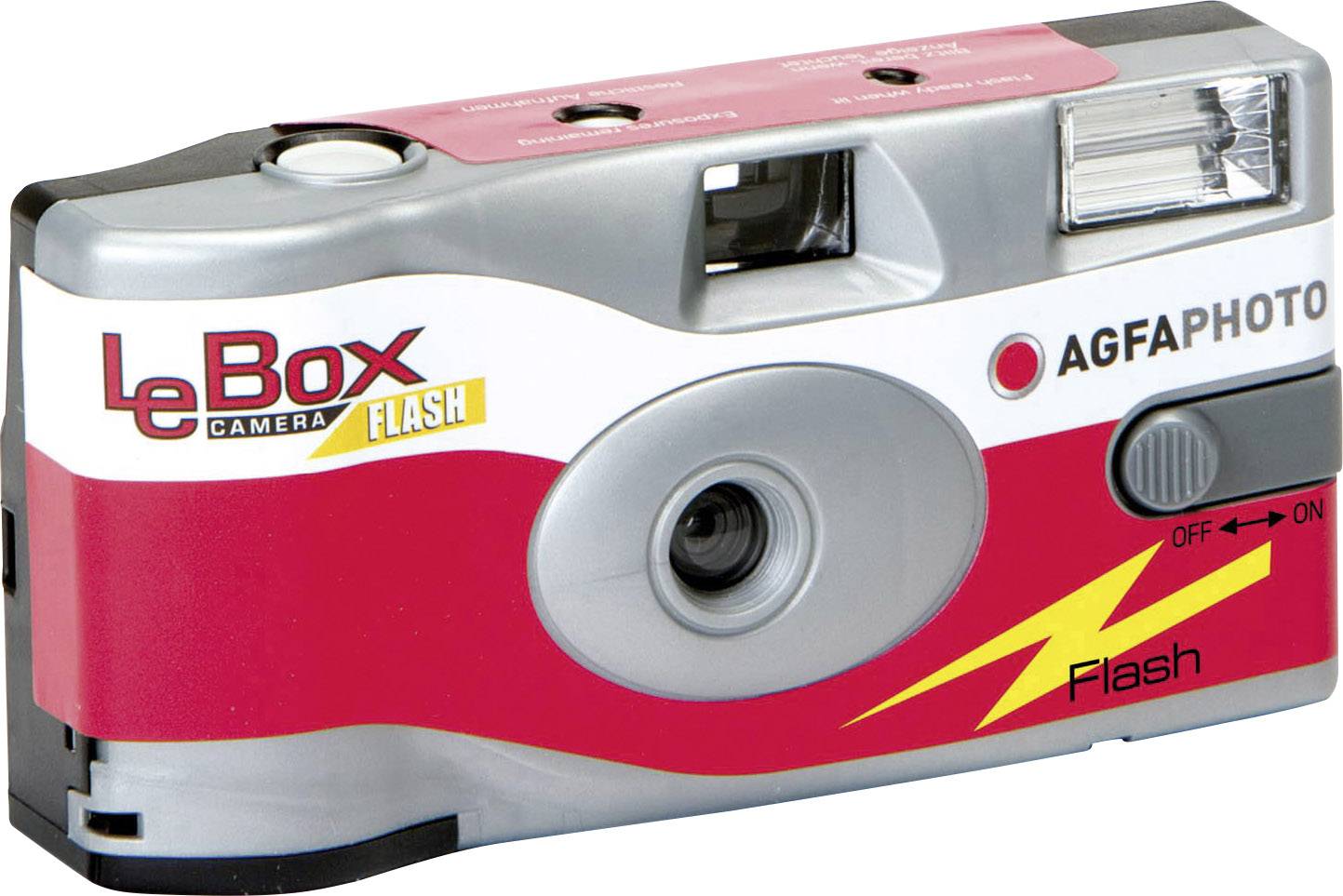 AgfaPhoto LeBox 400 27 Flash Einwegkamera 1 St. mit eingebautem Blitz