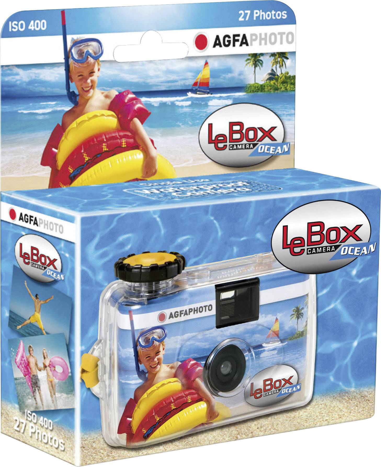 AgfaPhoto LeBox Ocean Einwegkamera 1 St. Wasserdicht bis 3 m