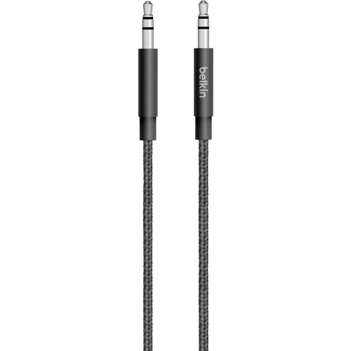 Belkin AV10164bt04-BLK Klinke Audio Anschlusskabel [1x Klinkenstecker 3.5 mm - 1x Klinkenstecker 3.