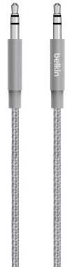 Belkin AV10164BT04-GRY, 3.5mm, Männlich, 3.5mm, Männlich, 1,2 m, Grau