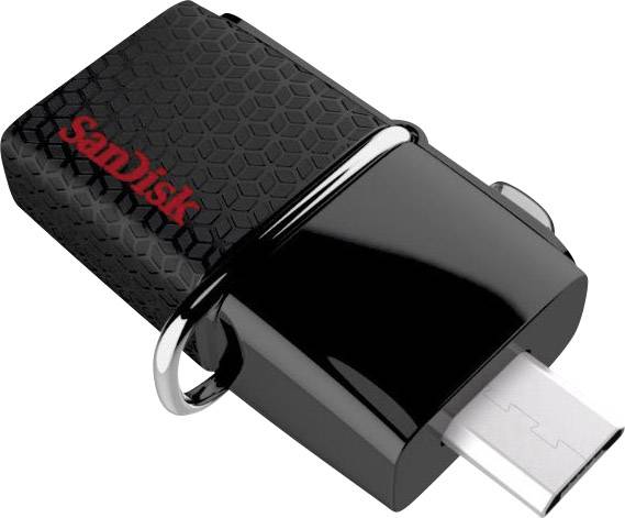 SanDisk Ultra® Dual USB-Zusatzspeicher Smartphone/Tablet Schwarz 64 GB USB 3.2 Gen 1 (USB 3.0), Micro USB 2.0