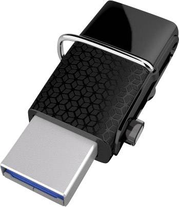 SanDisk Ultra® Dual USB-Zusatzspeicher Smartphone/Tablet Schwarz 64 GB USB 3.2 Gen 1 (USB 3.0), Micro USB 2.0