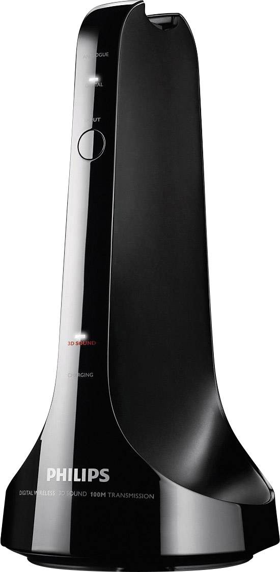 Philips SHD9200 Over Ear Kopfhörer Funk Schwarz Lautstärkeregelung, Surround-Sound