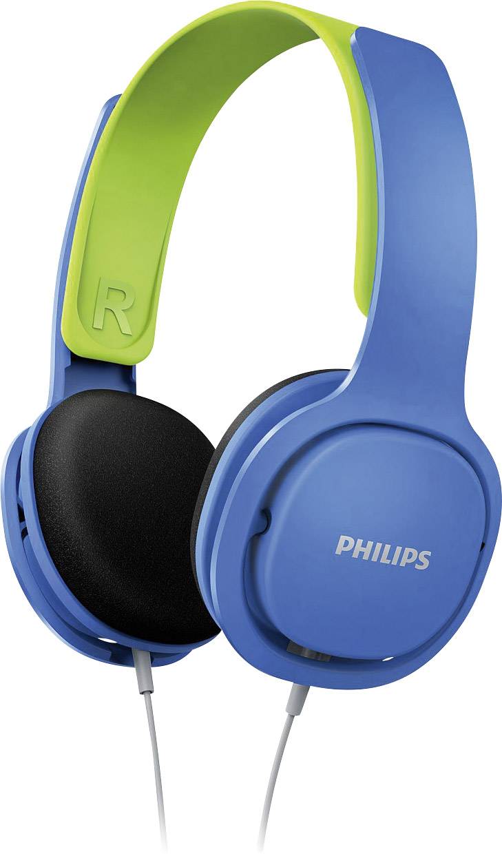 Philips SHK2000BL Over Ear Kopfhörer kabelgebunden Blau, Grün Kinder