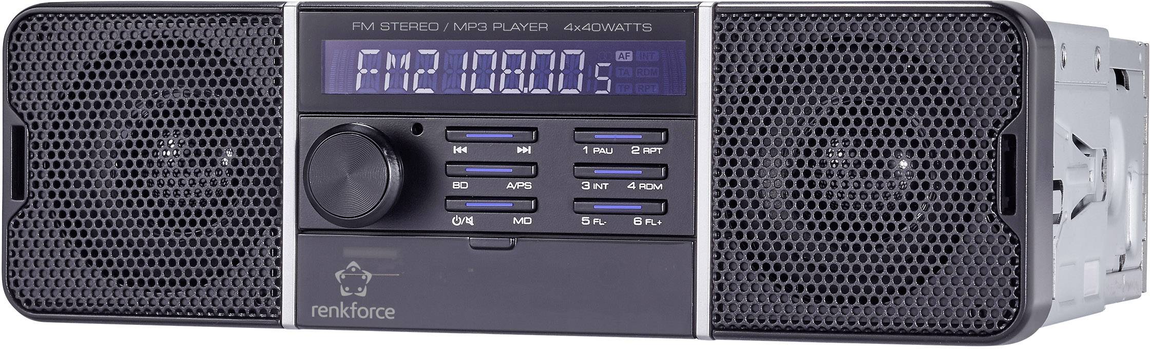 Renkforce RUSD-SP 12V/24 Autoradio inkl. Fernbedienung, Retro Design